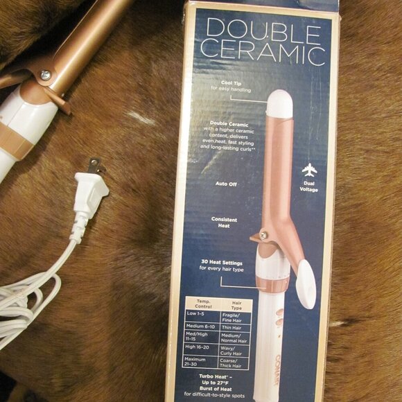 Conair® Double Ceramic Curling Iron NIP - Picture 2 of 12